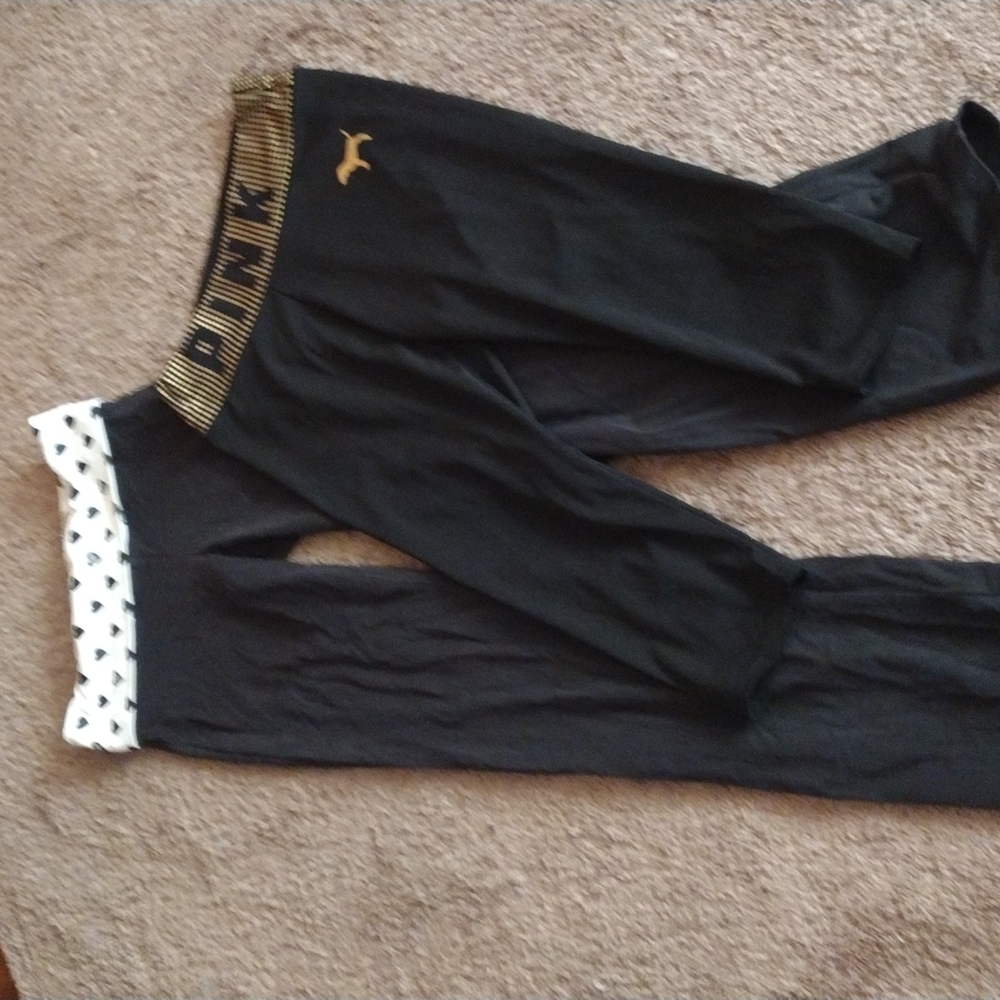 Pink Leggings size small and Pink yoga pants size small